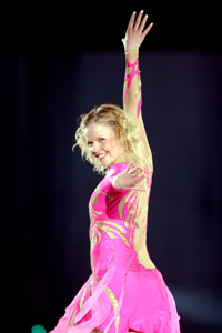 今月の表紙：フィギュアスケート女子シングル　エレーナ・ソコロワ（ロシア）　ドリームオンアイス２００６にて