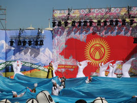 キルギス独立式典