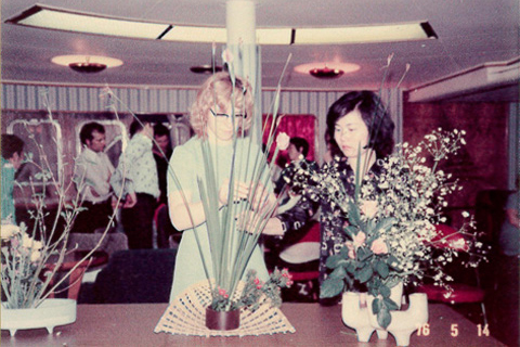 生け花交流（1976）