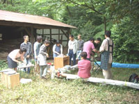 野外カルムイキア料理教室