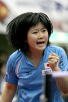 卓球　福原愛選手