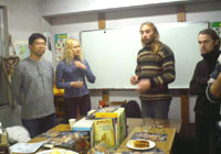 グルーパテチーヤ劇団員との交流会