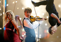 優勝したノルウェーのアレクサンドル・ルィバク