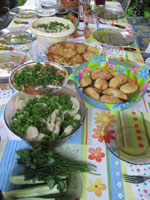 ダーチャの食卓