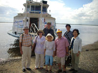 アムール河にて