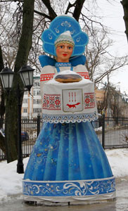 赤い狐の柄はサランスク市旗