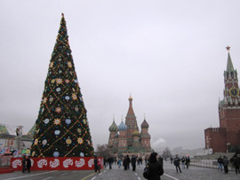 赤の広場のヨールカ