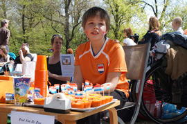 「女王の日」フォンデル公園