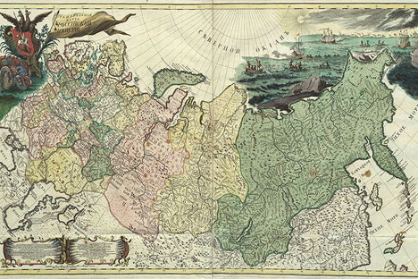 正保御国絵図の千島・樺太部分