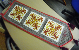 キルギス製フェルト状差し