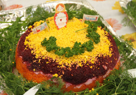 毛皮のコート（外套）を着たニシン