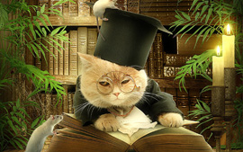 ルスランとリュドミラの「学者猫」