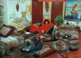 モスクワ市内自宅の様子