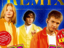 1期イワーヌシュキメンバー（左からアンドレイ、キリル、イーゴリ）