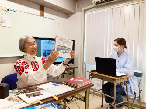 茶話会「絵日記　ロシアの旅の思い出」