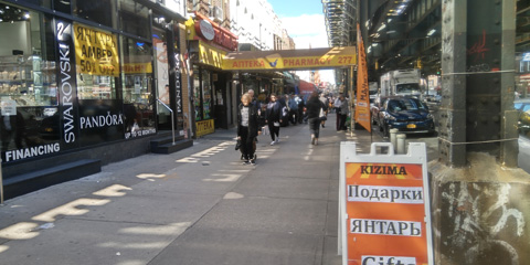 リトルオデッサの商店街