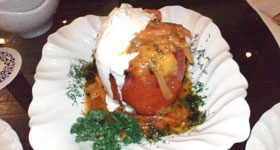 パプリカの肉詰め