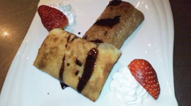 カテージチーズのブリンチキ