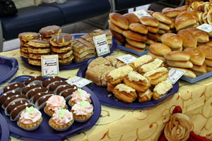 会場内で売られていたパン