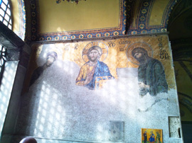 アヤソフィアのモザイク画