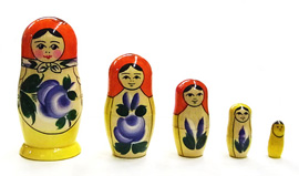 マトリョーシカ5個組