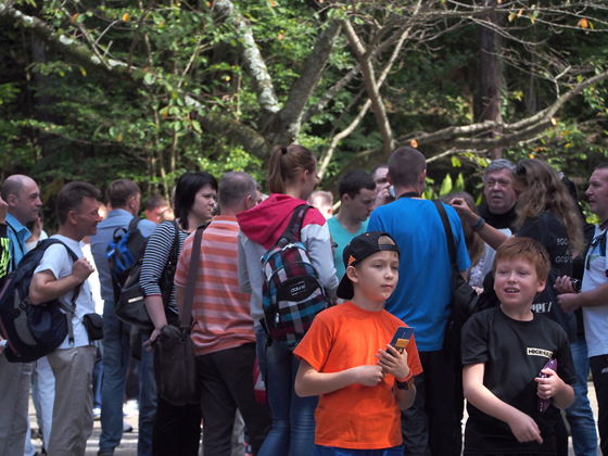 ロシア人空手関係者の鎌倉観光