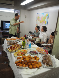 歓迎会と横浜港見学